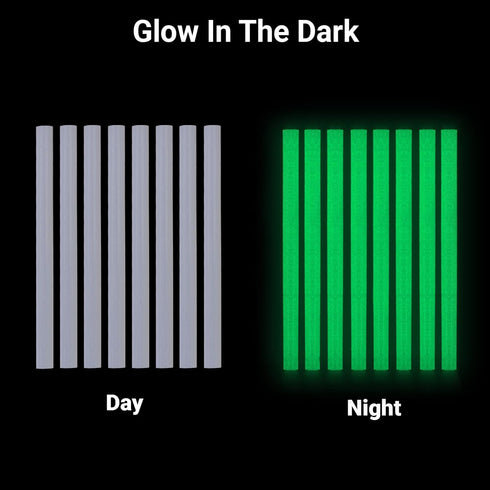 Glow in The Dark Hot Glue Sticks, 72 Pack 0.27" x 4" Hot Glue Sticks Strips Adhesive Purpose Glue Sticks Mini Set for Handmade Car DIY Art Craft H...