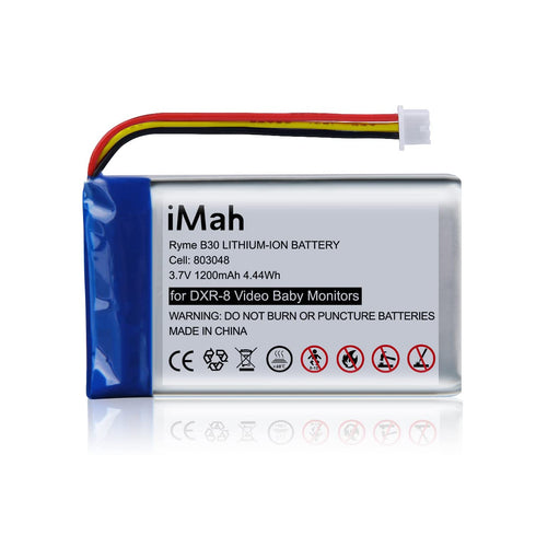 iMah Replacement for Infant Optics DXR-8 Baby Monitor Battery Sp 803048 3.7V 1200mAh Lithium-ion Rechargeable...