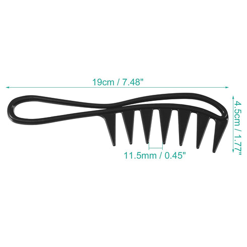 VOCOSTE 3 Pcs Hair Comb Wide Tooth, Anti Static, for Thick, Curly Hair, Hair Care, Detangling Comb, for Wet and Dry, Black...