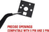 YIMAGUJRX RUNJRX Keyboard Switch Film Poron Switch Pad,Swich Film for Cherry Gateron Kailh Switches,Switch Pads for Hot Swap Keyboard 120 Pcs (Fil...
