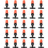 Atomizing Nozzle RLECS 25PCS Irrigation System Misting Automatic Watering Garden Hose Spray Adjustable Garden Irrigation Nozzles with Tee Joints f...