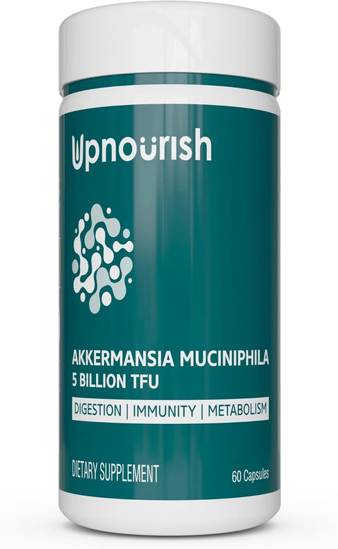 Akkermansia Muciniphila Probiotics for Digestive Health - 5 Billion TFU Akkermansia Probiotic for Leaky Gut Repair and Immunity, Prebiotics and Pr...