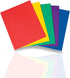 School Smart Smooth 2-Pocket Folder with Fasteners, Assorted Colors, Pack of 25...