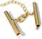 10Pcs Multi Strand Slide Tube Clasps multylayers Connector for Necklace Jewelry Findings (KC Gold Plated)...