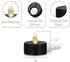 Black Tea Lights Candles Battery Operated, 12 PACK Electric Flameless Votive Candles Long Lasting 200 Hours, LED Flickering Tealight Candle for Ha...