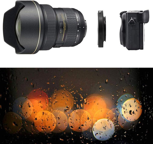 Zezefufu Minolta to Lens Adapter,Minolta Lens Adapter,Minolta Mc to F Adapter,Lens Adapter Ring Professional Adapter for Minolta Mc Md Lens to Nf ...