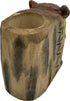 TANG SONG Creative Wood Carving Owl Handicrafts Pen and Pencil Holder Office Desk Supplies Organizer Pencil Cup...