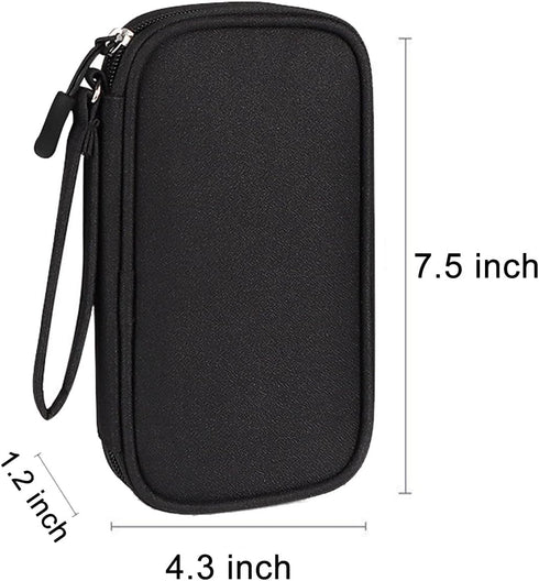 Organizer Bag 4 Compartments Cable Case Electronic Devices Travel Pouch USB Charger Accessories/Cellphone/USB/SD/Charger/Power Bank/Earphone......