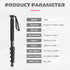 ULANZI TB12 Camera Monopod, 61" Aluminum Photography Monopod with 5-Section Height, Lightweight & Portable Camera Accessories, for Cameras Canon, ...