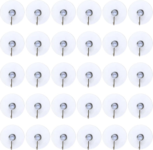 Honbay 30pcs 45mm/1.77" Bathroom Kitchen Suction Cup Wall Hook Hanger...