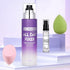 UCANBE Makeup Setting Spray + Face Primer + Make Up Sponge, Gel-Based Hydrating Primer, Lightweight, Long Lasting Matte Finishing Spray,Beauty Ble...