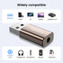 MOSWAG USB to 3.5mm Audio Jack Adapter?2 pack?, USB to Audio Aux Adapter, External Sound Card Converter Compatible with Headset Windows, Desktops,...