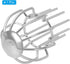 PATIKIL Gutter Guard, 304 Stainless Steel Down Pipe Filter, Anti-Blocking Line Cap Drain Cover Downspout Protector for Blockage Leaves Debris, 2 I...
