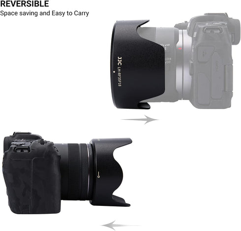Tulip Flower Len Hood for RF 35mm F1.8 Macro is STM on EOS R6 R5 RP R Camera, Reversible Lens Shade, Compatible with 52mm Filters and 52mm Lens Ca...