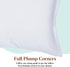 Pillowflex Premium Polyester Throw Pillow Insert - 12x18- Ultra Soft Large Rectangle Throw Pillow, Couch Sham, Lumbar, Back, Sofa - Machine Washab...