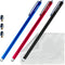 3-Pack 7.3’’ Fine Micro-Knit Mesh Tip Capacitive Stylus Pens for Touch Screens with Replaceable Mesh Tips, Extra Long Universal Stylus Pens and Cl...