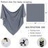 OWLOWLA Newborn Swaddle Set Stretch Wrap Swaddle Receiving Blanket for Baby Boy Girl(Dim Gray)...