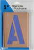 Headline Sign 5in. Stencil Kit, Caps/ Numbers...
