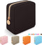 Iqimott Nylon Mini Makeup Bag, Preppy Small Cosmetic Bag Compact Make up Pouch Toiletry Bag, Waterproof Zipper Purse Travel Coin Pouch Sanitary Na...