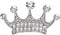 Gyn&Joy Shine Silvery Tone Clear Crystal Rhinestones Queen Princess Crown Pin Brooch...