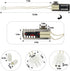 DG94-00520A Gas Range Oven Flat Igniter Oven Igniter for Samsung Gas Stove NX58F5500SS,NX58H5600SS,NX58h9500WS,Replaceable WB13K21 2692271 AP55779...