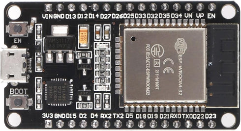 Aokin ESP32 ESP-WROOM-32 Development Board 2.4 GHz WiFi and Bluetooth Dual Cores Microcontroller ESP-WROOM-32 Chip for Arduino NodeMCU, 1 Pcs......
