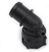1K0122291BE Radiator Coupling Coolant Hose Upper Connector Replacement for Audi A1 A3 Q3 TT VW Jetta Golf Touran 1.2/1.4T...