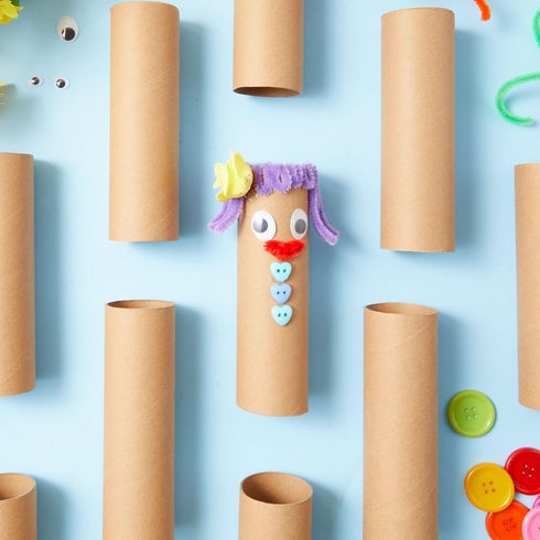Bright Creations 36 Brown Empty Paper Towel Rolls, Cardboard Tubes for Crafts, DIY Classroom Projects (1.6 x 5.9 in)...