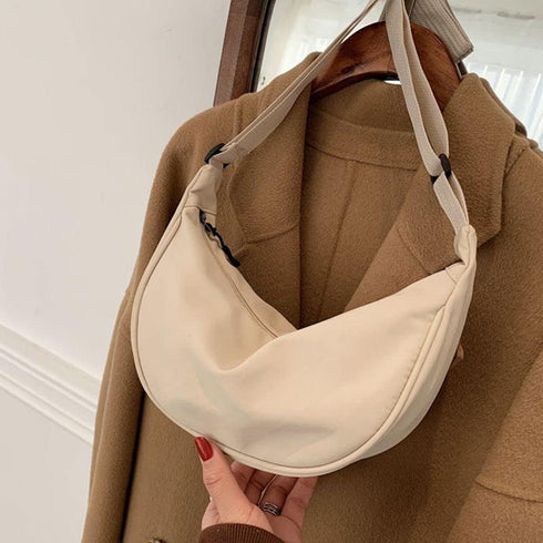 Crossbody Bag for Women Shoulder Messenger Bag Chest Bag Underarm Bag Casual Nylon Cross Body Bag(black)...