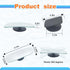 2Pcs Upgrade Blind Spot Mirror, 360° HD Glass Frameless Convex Rear View Mirrors Exterior Accessories with wide angle Adjustable Stick Blind Spot ...