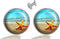 Custom Classic Jewelry Tuxedo Shirt Sliver Cufflinks Men's Unique Business Wedding Gifts (Starfish Summer)...