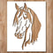 Horse Stencil - Wood Horse Wooldland Wildlife Animal Stencils Reusable for Painting on Wood, Glass, Wall, Rock, Walls, Glassware, Canvas - Animal ...