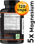 120 MCT Keto Electrolytes Pills | 150 mg Magnesium Probiotics Co Q 10 | Potassium Sodium Chloride Calcium Zinc & D3 Vitamin | Premium Grade Salt S...