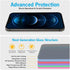 Simple Snap Tempered Glass Screen Protector Compatible with iPhone 12 Pro Max — Invisible Premium Protection that is Fingerprint Free, Bubble Free...