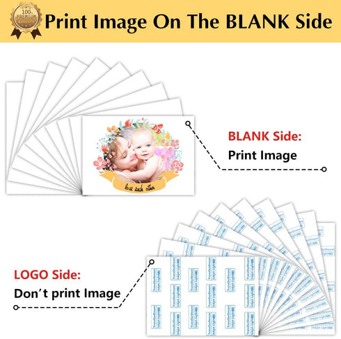 TransOurDream Upgraded Iron on Heat Transfer Paper for T Shirts (8.5x11'', 15 Sheets) Iron-on Transfers Paper for Light Fabric Printable Heat Tran...
