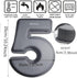 Dioycli Large Number Cake Pan For Baking 3D Silicone Number Cake Mold DIY Baking Letter Ectangle Novel Cake Tins For Birthday and Wedding Annivers...