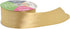 Mandala Crafts Gold Satin Ribbon for Crafts - 50 Yards 2 Inch Wide Fabric Ribbons for Gift Wrapping, Flower Bouquets, Hair Bows, and Wedding Party...