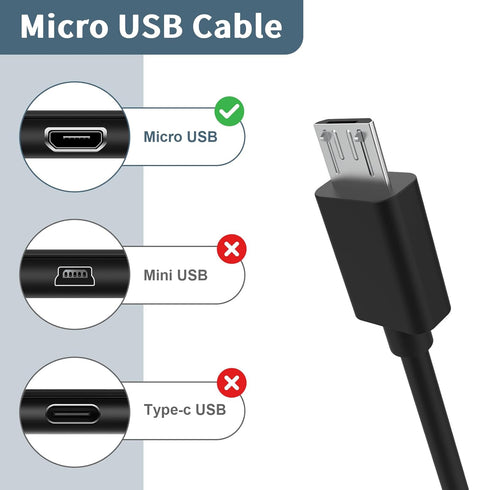 Sqrmekoko Replacement Charger Charging Cord Data Cable Compatible with Fujifilm Cameras X100F X-A1 X-A2 X-A3 X-A10 X-E2 X-Pro1 X-Pro2 X-T1 X-T2 X-...