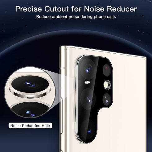 JETech Screen Protector for Samsung Galaxy S23 Ultra 5G 6.8-Inch with Camera Lens Protector, Flexible TPU Film, Fingerprint ID Compatible, Easy In...