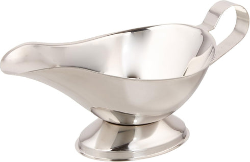 Royal Industries Gravy Boat, Stainless Steel, 16 Oz, Silver...