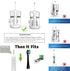 Replacement Flossing Toothbrush Heads Compatible with WaterPik Sonic Fusion/2.0 Brush and Flosser Combo… SF-01 / SF-02 / SF-03 / SF-04 with Crysta...