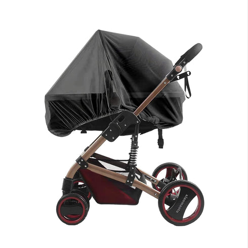 ITODA Mesh Baby Stroller Sun Shades Universal Breathable Travel Walking Outdoor See Through Beach Parasol Elastic Windproof Protective Cover for S...