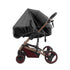 ITODA Mesh Baby Stroller Sun Shades Universal Breathable Travel Walking Outdoor See Through Beach Parasol Elastic Windproof Protective Cover for S...