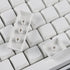 YMDK 124 Key White Blank ZDA XDA V2 Keycaps PBT Keycap for MX Keyboard 104 87 61 Melody 96 KBD75 ID80 GK64 SP84...
