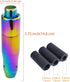 Arenbel 5" Long Weighted Gear Stick Shift Handle Automatic Push Button Shifter Knob Fit Most Auto Transmission Vehicles Cars, Colorful...