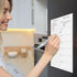 2 Pcs Magnetic Dry Erase to Do List Grocery List Pad Whiteboard Sheet for Fridge 10" x 12" Magnetic to Do List White Board with 8 Whiteboard Marke...