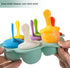 Silicone Popsicle Molds, Ice Pop Molds, Storage Container for Homemade Food, Kids Ice Cream DIY Pop Molds - BPA Free (R-Green)...
