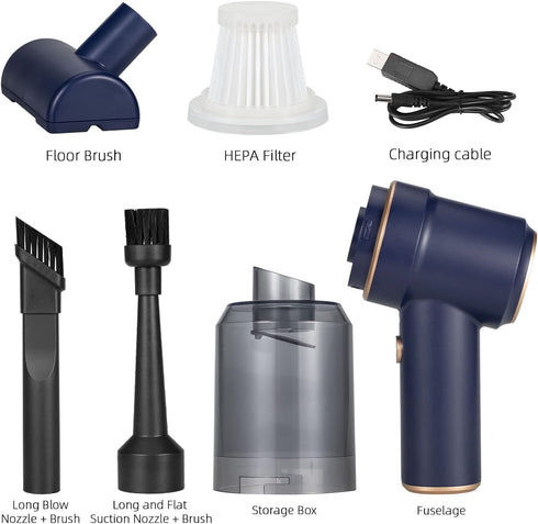 5 in 1 Handheld Vacuum and Blower Cordless Rechargeable Bug Vacuum Catcher for Insect Stink Bug Spider, Portable Vacuum Cleaner Strong Suction Bug...