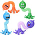 Pop Tubes Octopus Baby Toys (4 Pack), Telescopic Suction Cup Octopuses Toy, Creative Toddler Sensory Toys, Autism Fidget Toy for Kids, Party Favor...