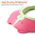 Baby Shower Cap Bathing Protection Silicone Adjustable Foldable Hair Washing Hat Shampoo Cap for Baby Toddler Kid Portable (Pink)...